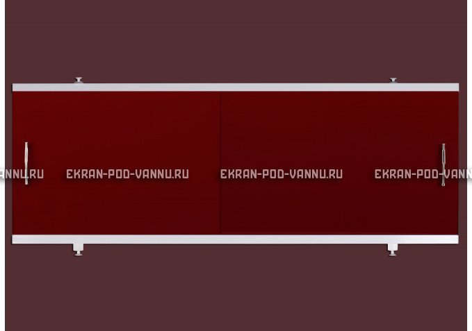 Экран EUROPLEX Универсал бордо под трубы – купить по цене 6250 руб. в интернет-магазине в городе Омск картинка 1