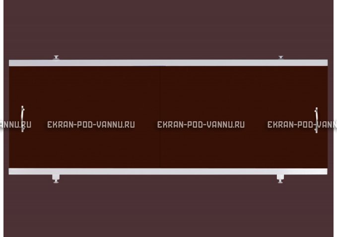 Экран EUROPLEX Универсал шоколад под трубы – купить по цене 6250 руб. в интернет-магазине в городе Омск картинка 1