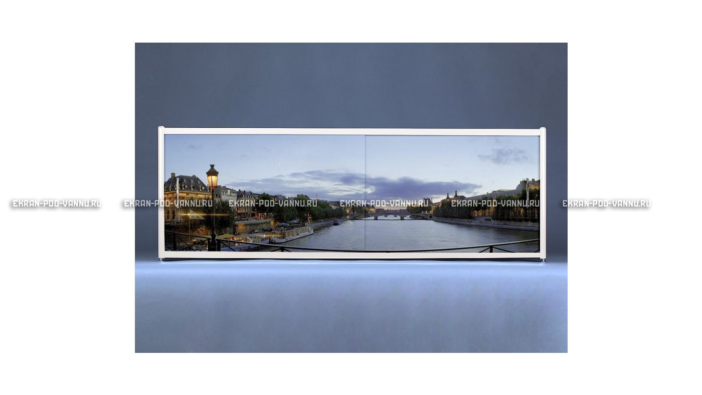 Раздвижной ФОТО экран - Evening city – купить по цене 8500 руб. в интернет-магазине в городе Омск картинка 6