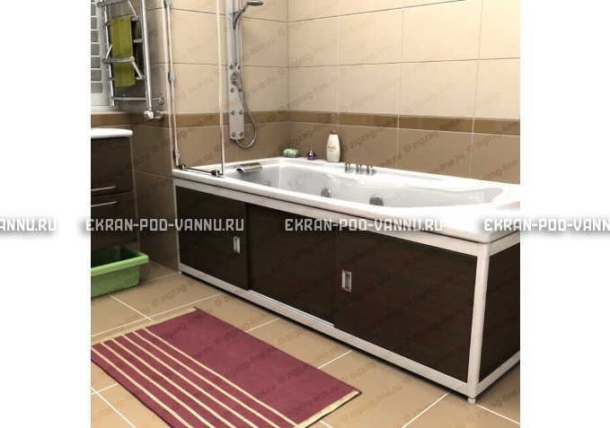 Экран из МДФ EMMY Монро 130 в алюминиевой раме – купить по цене 6750 руб. в интернет-магазине в городе Омск картинка 15