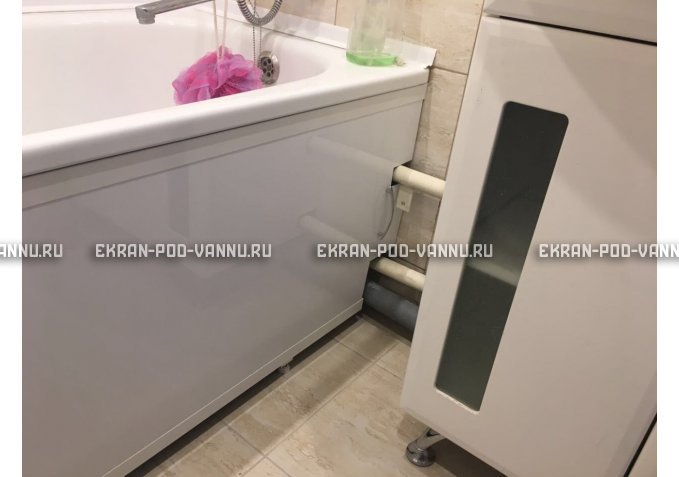 Экран под трубы EUROPLEX Универсал белый высокий – купить по цене 6550 руб. в интернет-магазине в городе Омск картинка 1