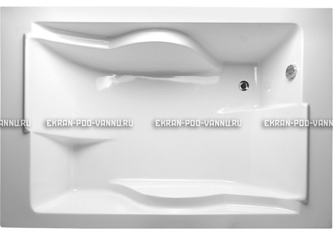 Акриловая ванна Vayer Coral 180x120 – купить по цене 33850 руб. в интернет-магазине в городе Омск картинка 2