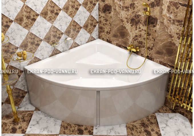Акриловая ванна Vayer Persefona 140x140 – купить по цене 25230 руб. в интернет-магазине в городе Омск картинка 1