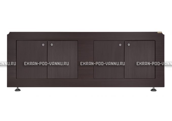 Экран VOD-OK Олимп 150 распашной - Венге – купить по цене 5230 руб. в интернет-магазине в городе Омск картинка 1