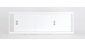 Экран из МДФ EMMY Монро 170 белый в алюминиевой раме – купить по цене 5800 руб. в интернет-магазине в городе Омск картинка 53