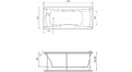 Акриловая ванна Relisan Loara 180x80 – купить по цене 23580 руб. в интернет-магазине в городе Омск картинка 17