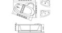 Акриловая ванна Relisan Ariadna 150x100 – купить по цене 25650 руб. в интернет-магазине в городе Омск картинка 13