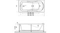 Акриловая ванна Relisan Elvira 160x75 – купить по цене 15940 руб. в интернет-магазине в городе Омск картинка 13