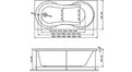 Акриловая ванна Relisan Lada 140x70 – купить по цене 13750 руб. в интернет-магазине в городе Омск картинка 13
