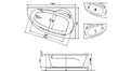 Акриловая ванна Relisan Zoya 150x95 – купить по цене 19230 руб. в интернет-магазине в городе Омск картинка 13