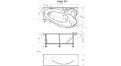 Акриловая ванна 1MarKa Gracia 160x95 – купить по цене 20300 руб. в интернет-магазине в городе Омск картинка 17