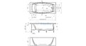 Отрезная ванна 1MarKa Pragmatika 173-155х75 см  – купить по цене 15450 руб. в интернет-магазине в городе Омск картинка 25